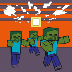 Товары для рисования - Картина по номерам Santi Майнкрафт Побег зомби LED подсветка 25 х 25 см (954401) Товары для рисования - Картина по номерам Santi Майнкрафт Побег зомби LED подсветка 25 х 25 см (954401)