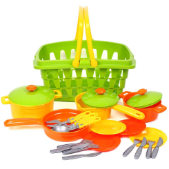 Детские кухни и бытовая техника - Игровой набор Technok Посуда 24 элемента (4456)