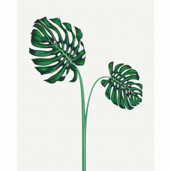 Товари для малювання - Картина за номерами Brushme Тропіки 3 (BS53669)