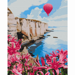 Товари для малювання - Картина за номерами Brushme Рожева повітряна куля (BS53784) Товари для малювання - Картина за номерами Brushme Рожева повітряна куля (BS53784)