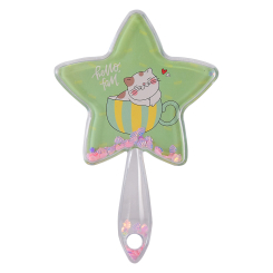 Бижутерия и аксессуары - Зеркало Shantou Jinxing Звезда с блестками зеленое (K7302/3)