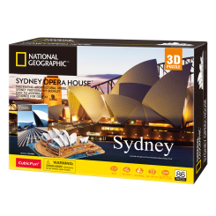 3D-пазлы - Трехмерный пазл CubicFun National Geographic Сидней (DS1088h) 3D-пазлы - Трехмерный пазл CubicFun National Geographic Сидней (DS1088h)