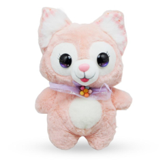 М'які тварини - М'яка іграшка Котик 23 см рожевий MIC (M16114) (219255)