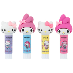 Канцтовари - ​Клей-олівець PVP Kite Hello Kitty з фігурним ковпачком в асортименті (HK26-131)