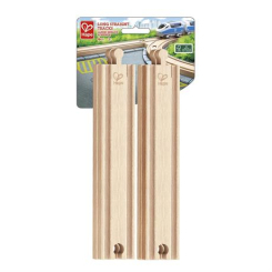Залізниці та потяги - Ігровий набір Hape Довгі прямі рейки для залізниці (E3779) Залізниці та потяги - Ігровий набір Hape Довгі прямі рейки для залізниці (E3779)