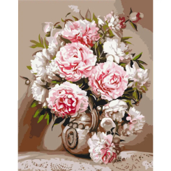 Товари для малювання - Картина за номерами Art Craft Ніжні півонії 40 х 50 см (13141-AC) Товари для малювання - Картина за номерами Art Craft Ніжні півонії 40 х 50 см (13141-AC)
