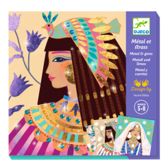 Товары для рисования - ​Набор для творчества DJECO Аппликация фольгой Драгоценные украшения (DJ09527)