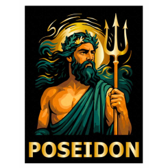 Товари для малювання - Картина за номерами Brushme Посейдон (RBS1047B) Товари для малювання - Картина за номерами Brushme Посейдон (RBS1047B)
