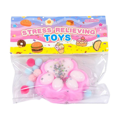 Антистресс игрушки - Игрушка-антистресс Qunxing Лапка Котика розовая (FG241016001D/1)