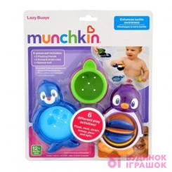 Игрушки для ванны - Игровой набор для ванной Ленивые буйки Munchkin с оранжево-голубой дополнительной формой (011306.03)