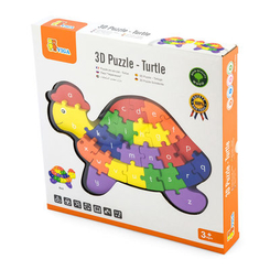 3D-пазли - Тривимірний пазл Viga Toys Черепаха (55250)