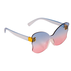 Сонцезахисні окуляри - Сонячні окуляри Lukky Fashion Метелики рожево-блакитні (T23395)