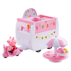 Игрушечные наборы - Игровой набор Peppa Pig Фургончик с мороженым (06297)