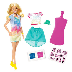 Модельные куклы - Игровой набор Barbie Crayola Цветной штамп (FRP05)