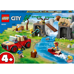 Конструкторы LEGO - Конструктор LEGO City Спасательный внедорожник для зверей (60301)