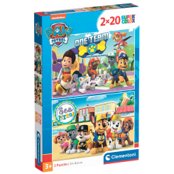 Пазли - Пазл Clementoni Paw Patrol 2 в 1 (24779) Пазли - Пазл Clementoni Paw Patrol 2 в 1 (24779)