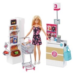 Куклы - Кукольный набор Barbie I can be В супермаркете (FRP01)