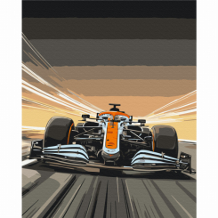 Товари для малювання - Картина за номерами Brushme Мить прискорення (BS54522) Товари для малювання - Картина за номерами Brushme Мить прискорення (BS54522)