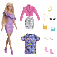 Ляльки - ​​Ігровий набір Barbie Стильні наряди (HYT61)