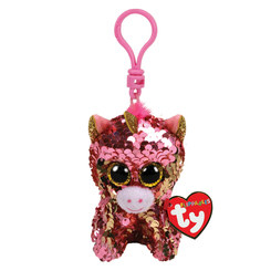 Мягкие животные - Мягкая игрушка TY Flippables Розовый единорог Сансет 12 см (35307)