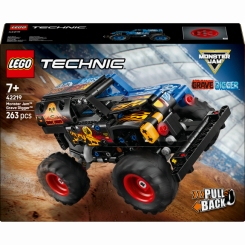 Конструкторы LEGO - Конструктор LEGO Technic Monster Jam Grave Digger Огонь и лед (42219)