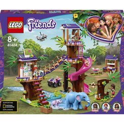 Конструкторы LEGO - Конструктор LEGO Friends Спасательная база в джунглях (41424)