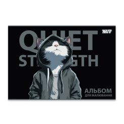 Альбоми та папір для малювання - Альбом для малювання Yes Mystery cat А4 20 аркушів (130644)