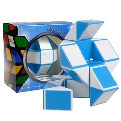 Головоломки - Головоломка Smart Cube Змейка бело-голубая (SCT401)