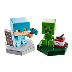 Фігурки персонажів - Набір фігурок Minecraft Захисник Алекс і рептилія-гірник (GKT41/GKT43)