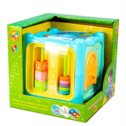 Розвивальні іграшки - Інтерактивна іграшка Розвиваючий куб 6 в 1 Mommy Love (0913-38) (127805)