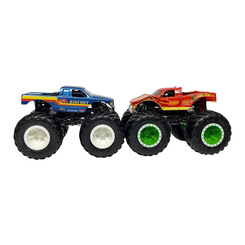 Автомодели - Набор машинок Hot Wheels Monster trucks Bigfoot and Snake bite 1:64 (FYJ64/GTJ51)
