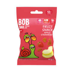 Сладости - Фруктовый снек Bob Snail Яблоко-Клубника (4820219347491) Сладости - Фруктовый снек Bob Snail Яблоко-Клубника (4820219347491)