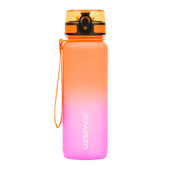 Бутылки для воды - Бутылка для воды Uzspace Frosted оранжево-розовая 800 мл (6955482333365)