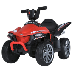 Електромобілі - Квадроцикл Bambi Racer червоний (M 5730EL-3)