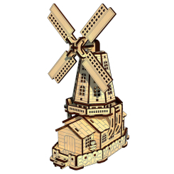 3D-пазлы - Трехмерный пазл Pazly Мельница (OPZ-0025) 3D-пазлы - Трехмерный пазл Pazly Мельница (OPZ-0025)