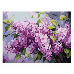Товары для рисования - Картина по номерам Strateg Сиреневое цветение (4823113897406)