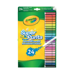 Канцтовары - Набор фломастеров Crayola Supertips 24 шт (7551)