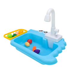 Дитячі кухні та побутова техніка - Ігровий набір Shantou Jinxing Маленька господиня блакитний (PL-524-301/1)