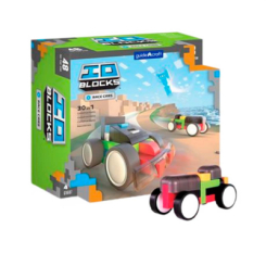 Конструктори з унікальними деталями - Конструктор Guidecraft IO Blocks Гоночні машини (G9607)