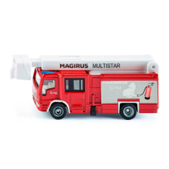 Транспорт и спецтехника - Автомодель Siku Пожарная машина Magirus Multistar TLF с телескопической стремянкой (1749)