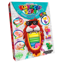 Наборы для лепки - Набор Danko toys Play clay soap Пластилиновое мыло Лев 6 цветов (PCS-03-03U)