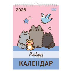 Скретч-карты и постеры - Календарь-планер Yes Pusheen 2026 год А3 (270269)