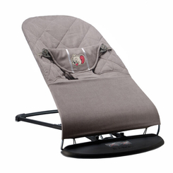Розвивальні килимки, крісла-качалки - Шезлонг-гойдалка BABY Balance Soft SBT Group Темно-сірий (BBS-02-00) (1377149033)