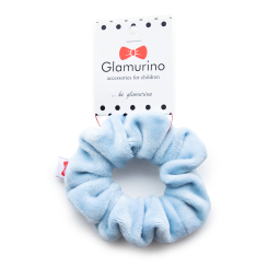 Бижутерия и аксессуары - Резинка Glamurino плюшевая M голубая (6041.7)