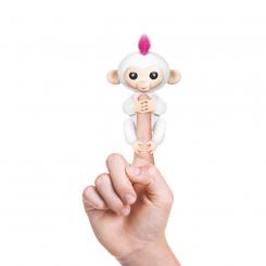 Фігурки тварин - Інтерактивна ручна мавпочка Wow Wee Біла (W3700/37023)