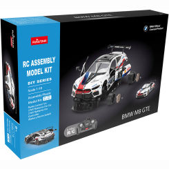 Конструктори з унікальними деталями - Конструктор Rastar BMW M8 GTE 1:18 Білий (454.00.33)
