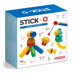 Магнітні конструктори - Магнітний конструктор Stick-O Рибалка 26 елементів (902006)