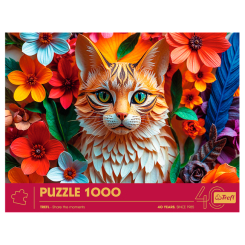 Пазлы - Пазл Trefl Jubileusz Кот 1000 элементов (40040)