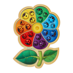 Развивающие игрушки - Сортер-пазл Ань-Янь Цветик-семицветик 2 с карточками (4823720033365)