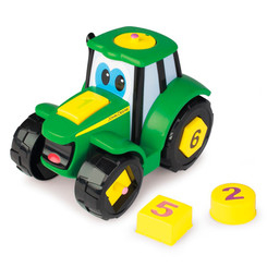 Розвивальні іграшки - Машинка-сортер Tomy John deere Трактор Джонні (46654)